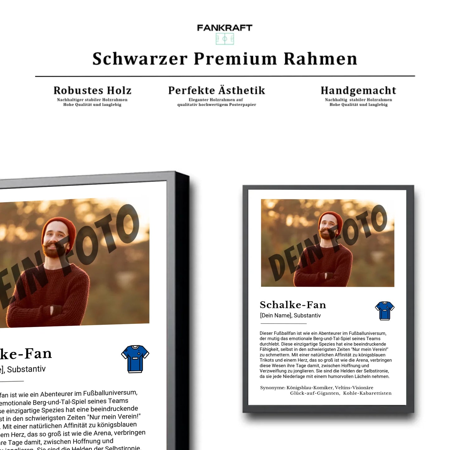 Stadion Schwarzer Premium Rahmen