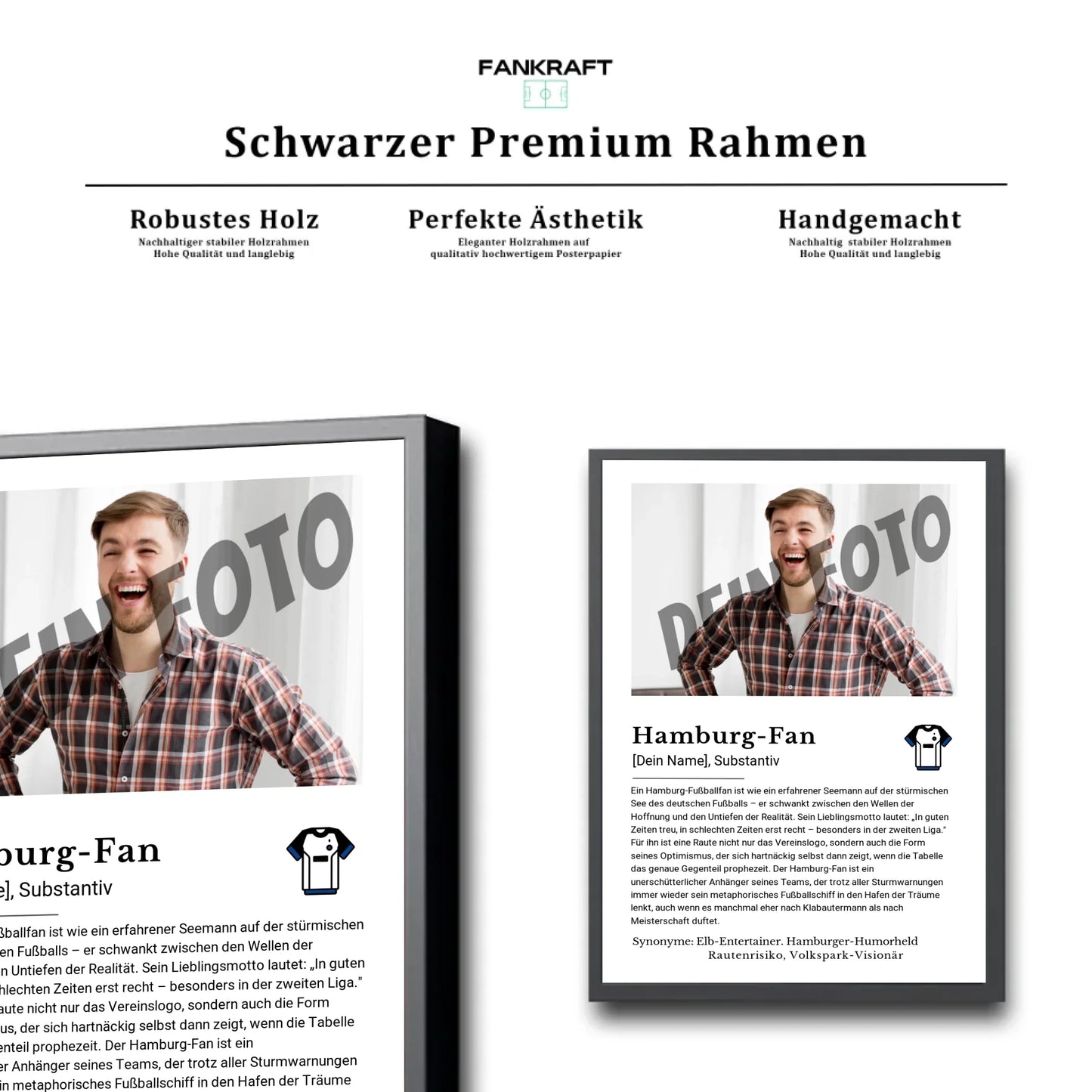 Stadion Schwarzer Premium Rahmen