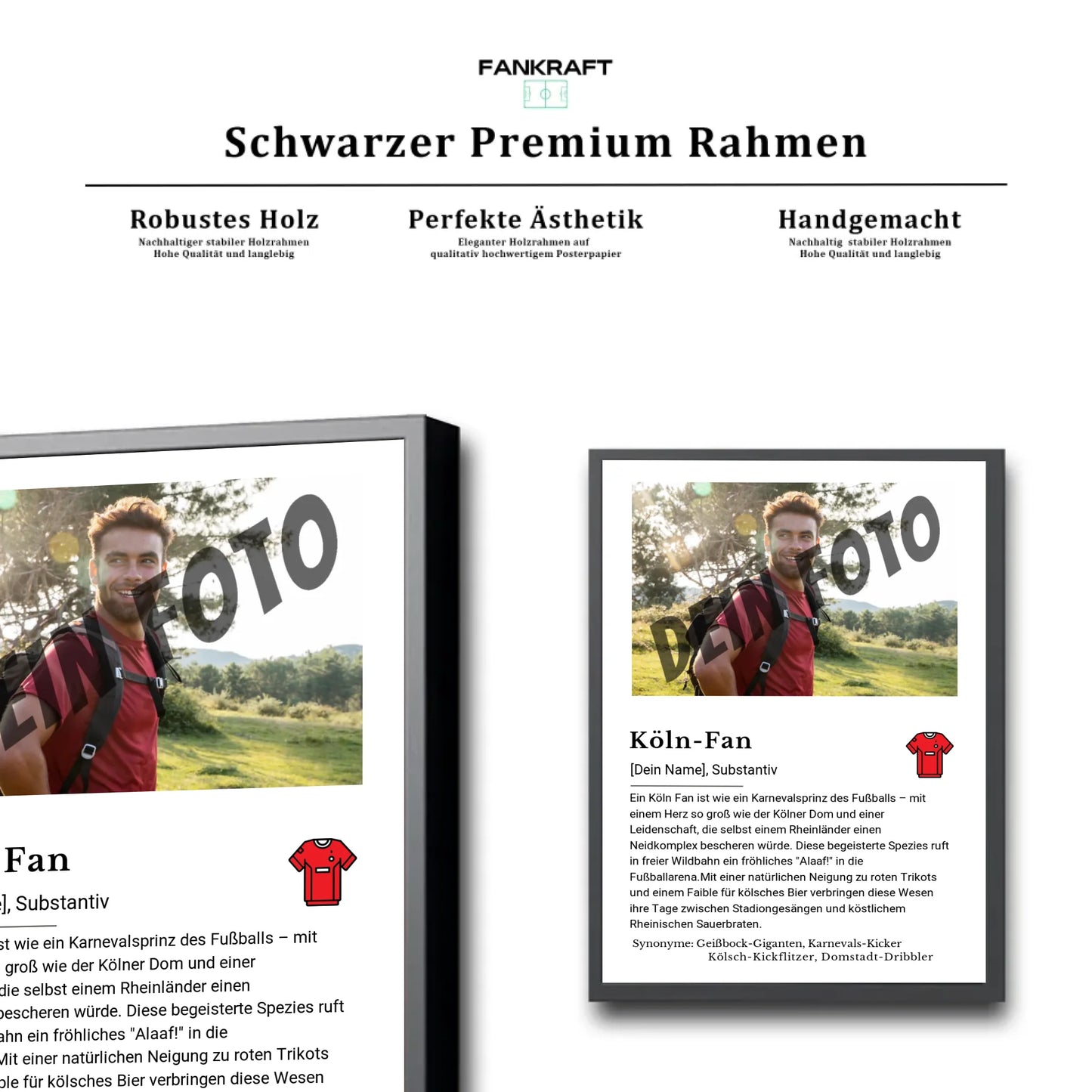 Stadion Schwarzer Premium Rahmen