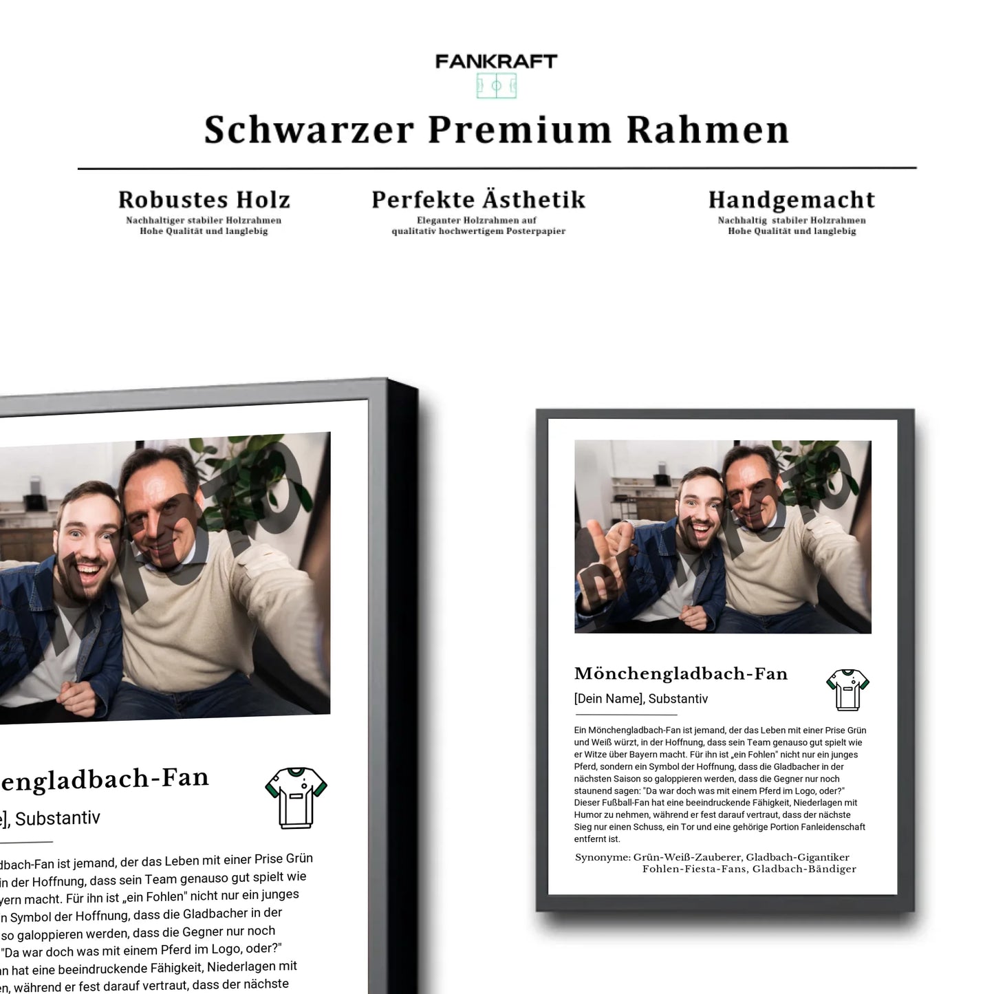 Stadion Schwarzer Premium Rahmen