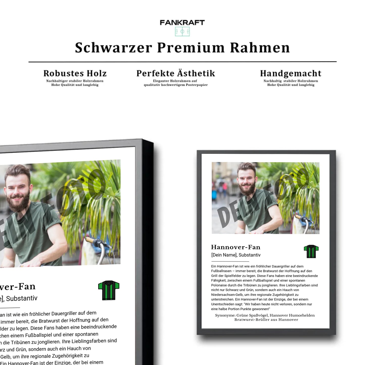 Stadion Schwarzer Premium Rahmen