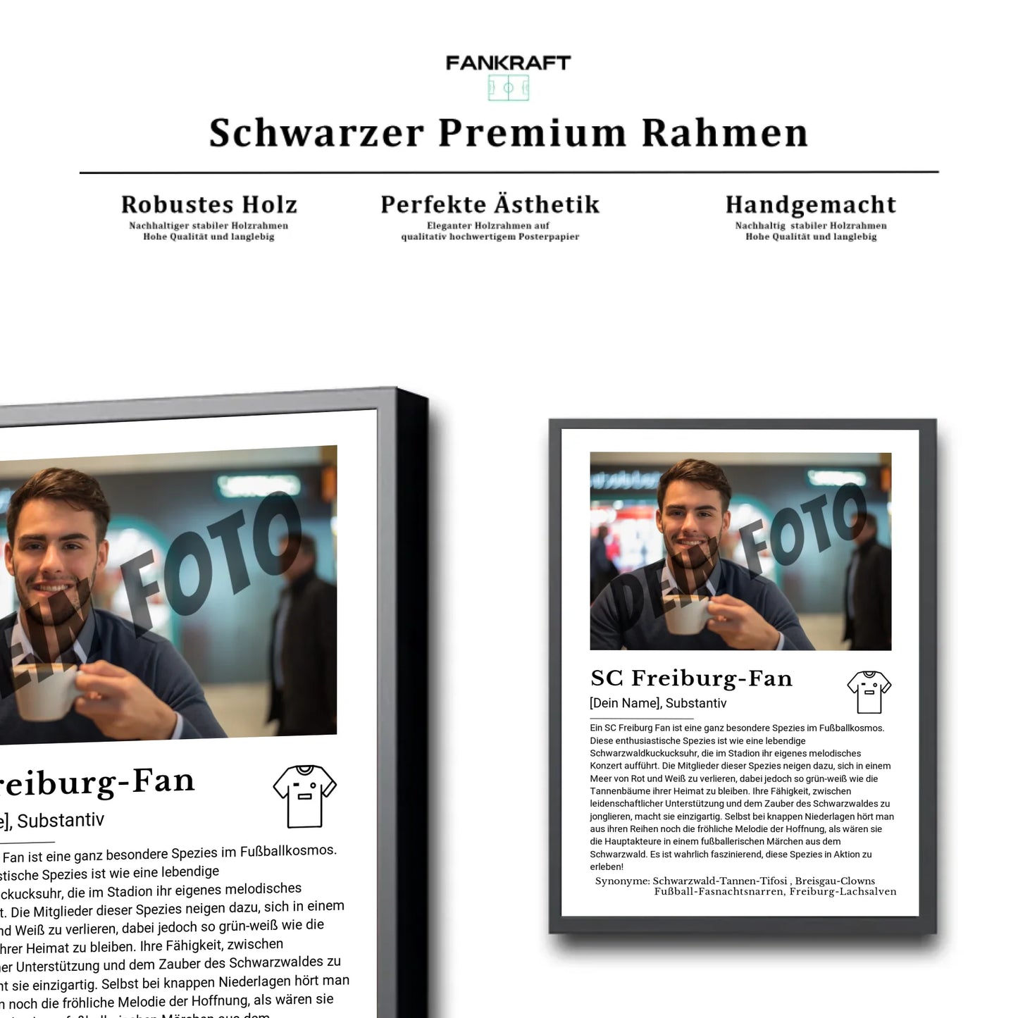 Stadion Schwarzer Premium Rahmen