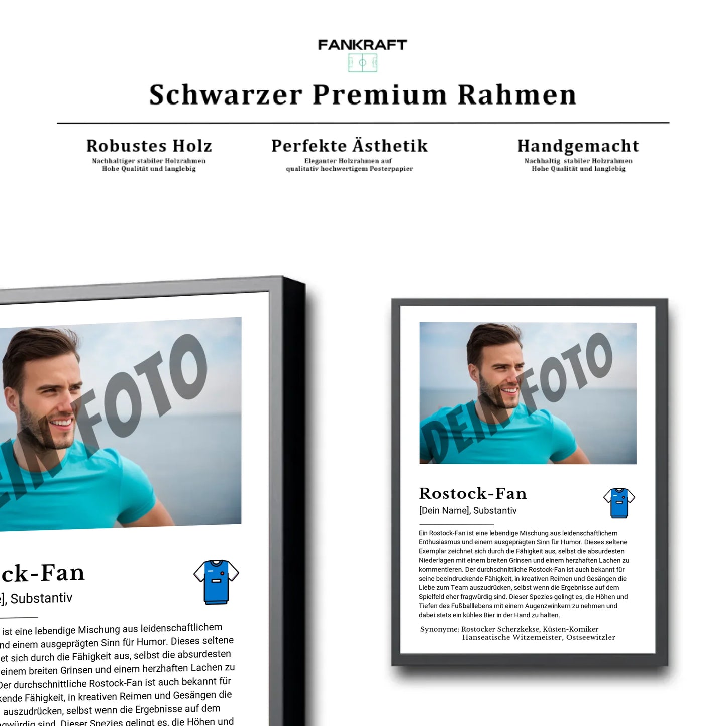 Stadion Schwarzer Premium Rahmen