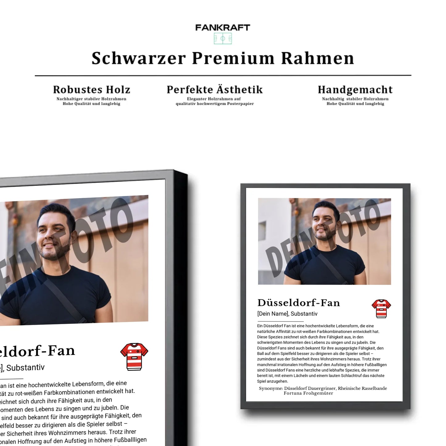 Stadion Schwarzer Premium Rahmen