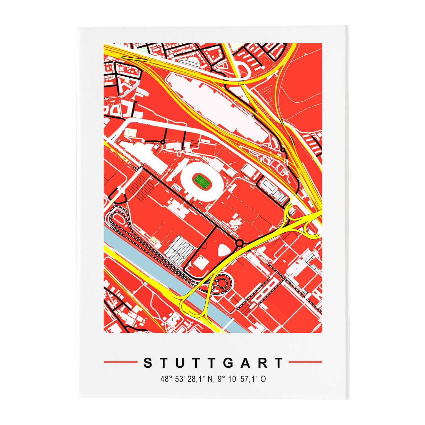 Acryltafel - Stuttgart