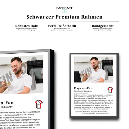 Stadion Schwarzer Premium Rahmen