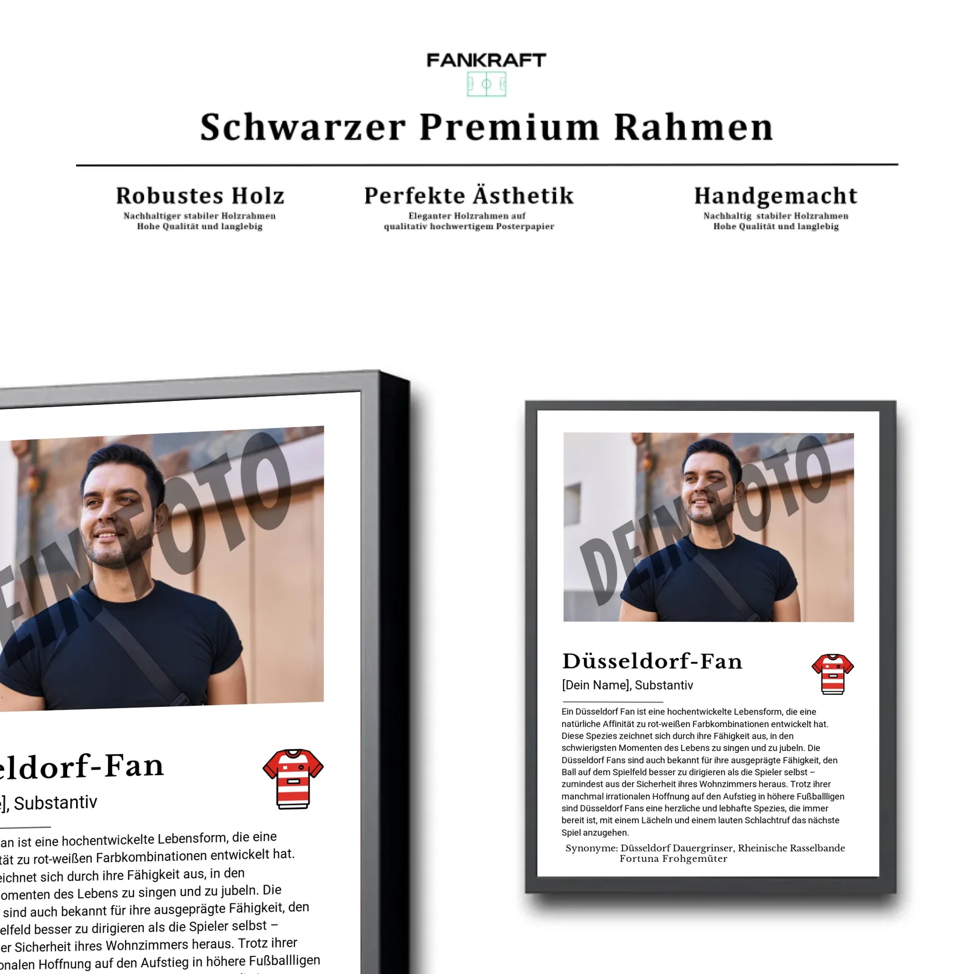 Stadion Schwarzer Premium Rahmen