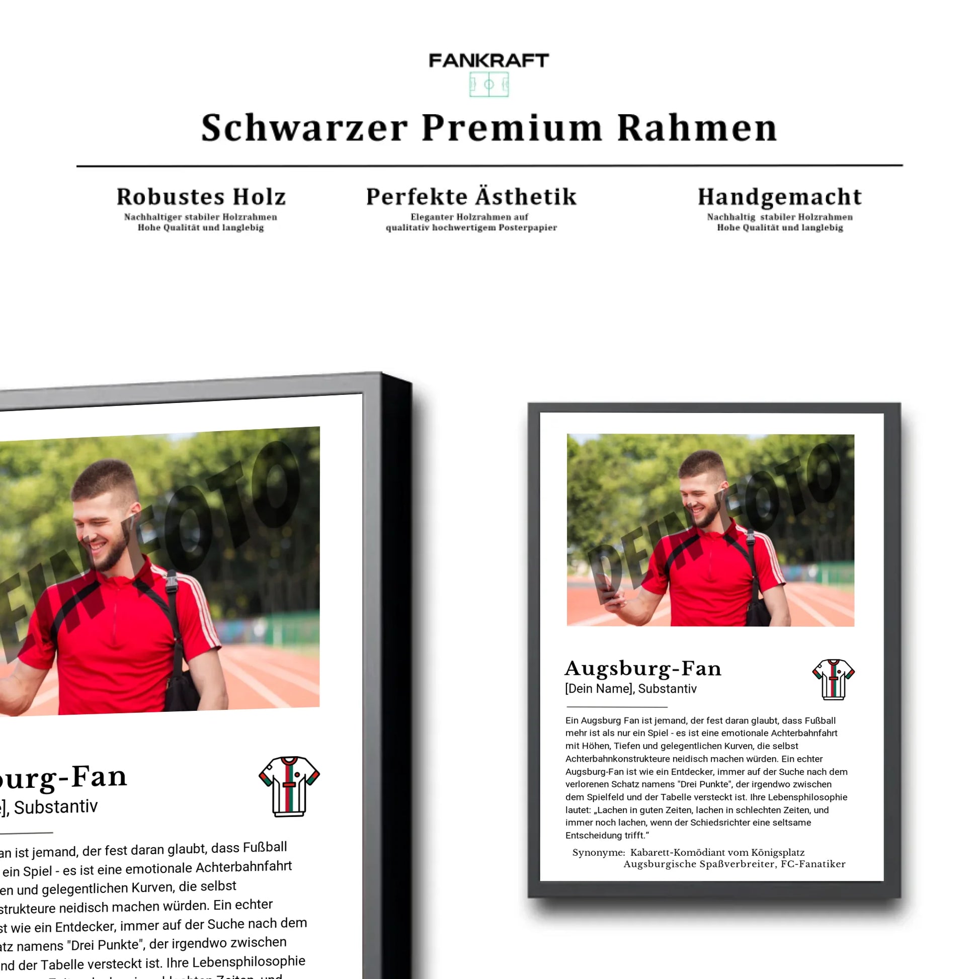Stadion Schwarzer Premium Rahmen
