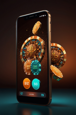 Smartphone mit Amonbet Casino App